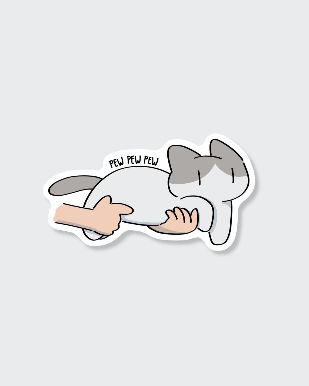 Pew Pew Pew Sticker