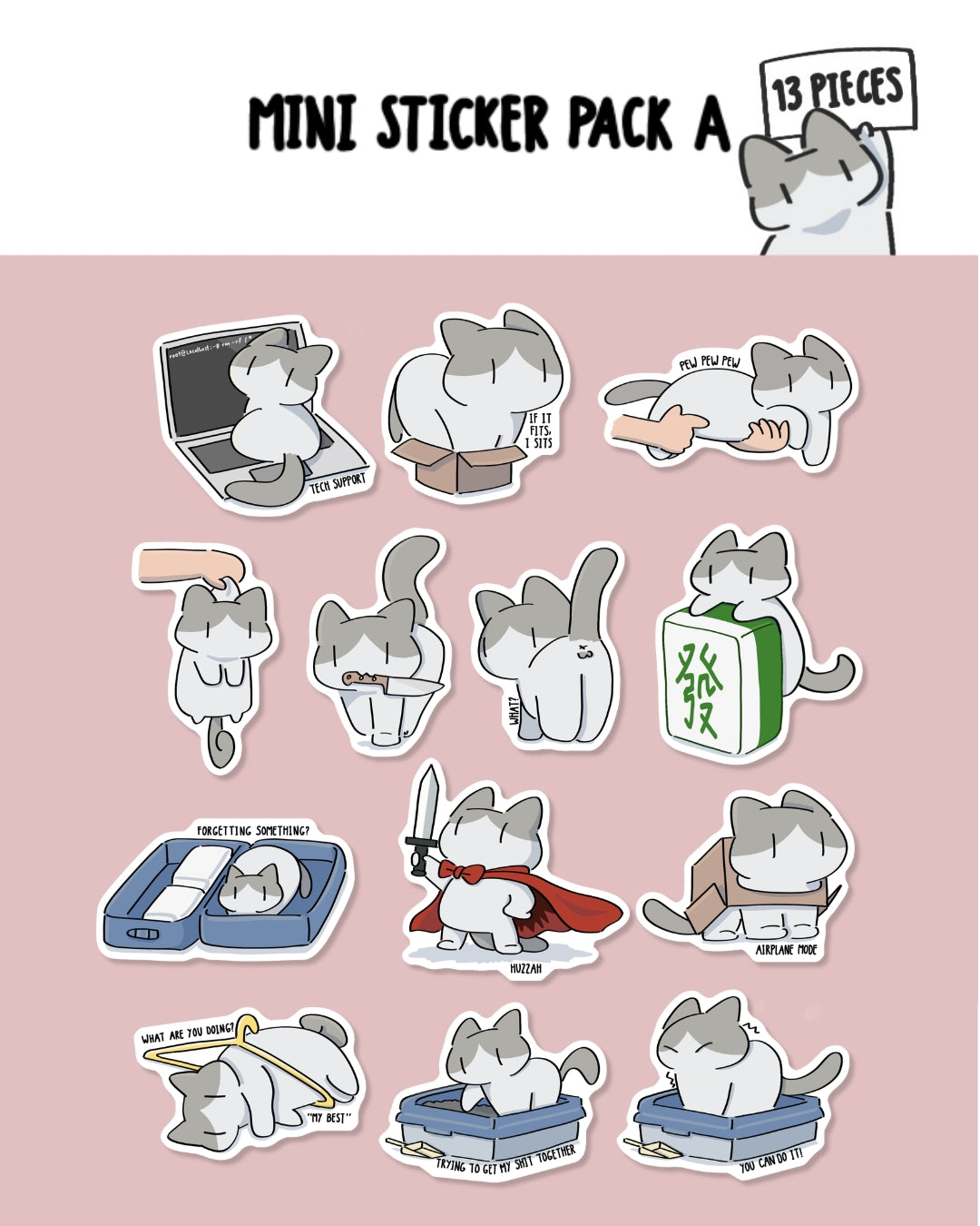 Mini Sticker Pack A