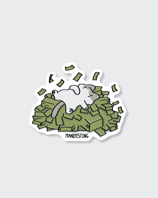 Manifesting Sticker