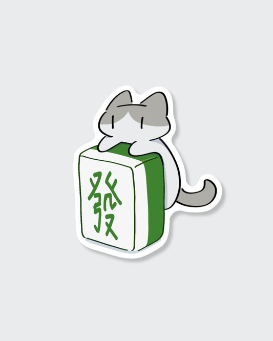 Mahjong Tile Fa Sticker